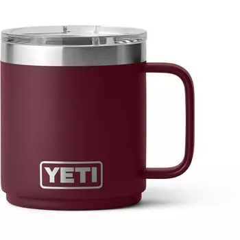 Кружка Rambler на 10 унций Изолированная кружка Yeti Coolers, красный