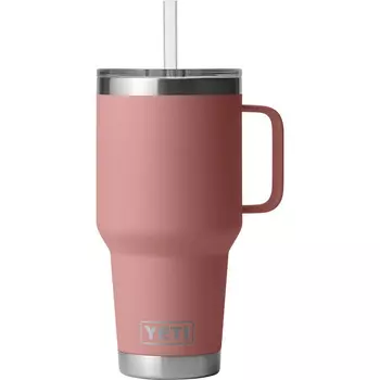 Кружка Rambler на 35 унций с соломенной изоляцией Yeti Coolers, розовый