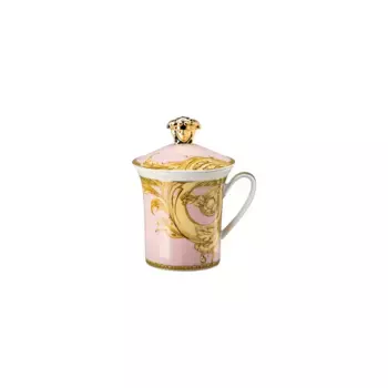Кружка с крышкой 30-летний выпуск Les reves Byzantins Versace, розовый