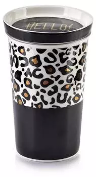 Кружка с крышкой дикий Mondex, черный