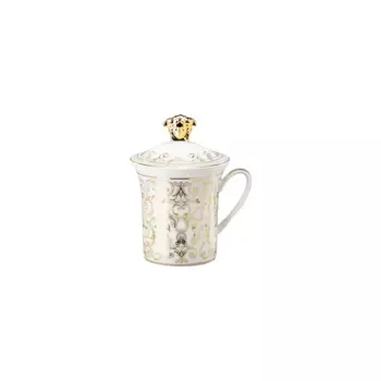 Кружка с крышкой Medusa Gala Versace 30 Years Edition, белый