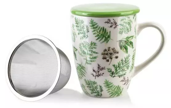 Кружка с ситечком и крышкой eddy Mondex, зеленый