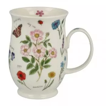 Кружка Саффолк, «Блокнот природы» - мотив на выбор: мотив (А) Dunoon, белый