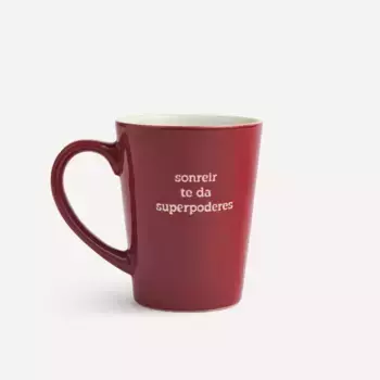 Кружка Smile Basics El Corte Ingls, красный