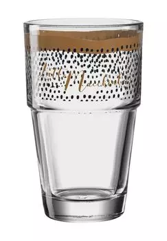 Кружка Соло, латте макиато, 410 мл LEONARDO, прозрачный