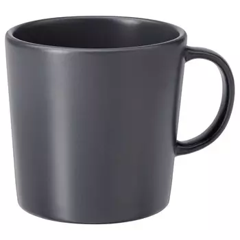 Кружка, темно-серая, 30 кл, DINERA IKEA