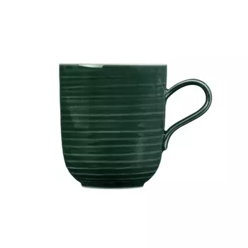 Кружка Terra Moss зеленая с ручкой 0,40 л Seltmann Weiden, зеленый