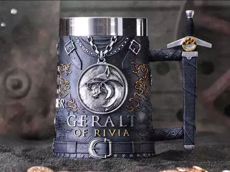 Кружка The Witcher Geralt of Rivia Tankard Nemesis Now
