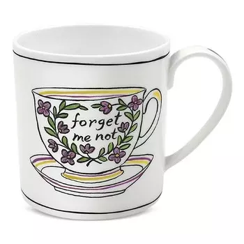 Кружка Twig New York Molly Hatch Forget Me Not, мультиколор