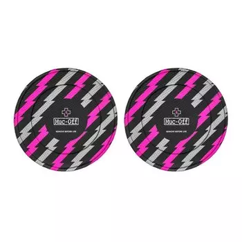 Крышка дискового тормоза - розовая MUC OFF, розовый / черный