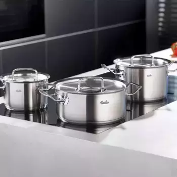 Крышка для кастрюли Fissler из нержавеющей стали 20 см, цвет silberfarben