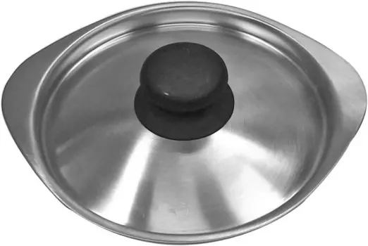 Крышка кастрюли для молока из нержавеющей стали Sori Yanagi, матовая Tsubamesanjo, 6,3 дюйма (16 см), можно мыть в посудомоечной машине, Sliver