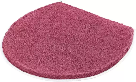 Крышка крышки унитаза Kleine Wolke "Soft", высота 20 мм, нескользящее покрытие, однотонная, моющаяся прямоугольный (47х50 см), цвет koralle