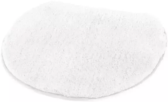 Крышка крышки унитаза Kleine Wolke "Soft", высота 20 мм, нескользящее покрытие, однотонная, моющаяся Крышка крышки унитаза (47х50 см), цвет schneeweiss