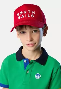 Крышка Mit 3D-Effekt-Logo North Sails, красный