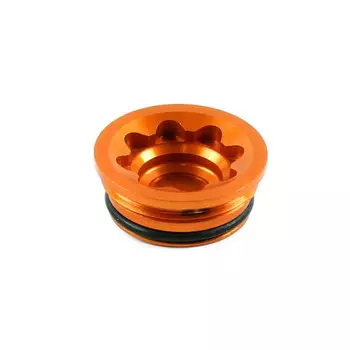 Крышка отверстия для большого суппорта V4 - оранжевая HOPE, черный