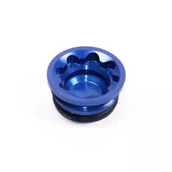 Крышка отверстия для суппорта V4/E4, маленькая - синяя HOPE, черный