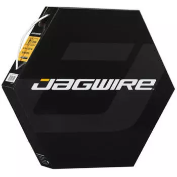 Крышка переднего переключателя Jagwire Workshop 4,5 мм плетеная LEX-SL Slick 30 м, белый / белый / белый