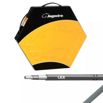 Крышка переднего переключателя Jagwire Workshop 5 мм LEX-Hi-Tech 50 м, серый / серый / серый