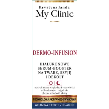 Krystyna Janda My Clinic Dermo-Infusion гиалуроновая сыворотка-бустер для лица, шеи и декольте, 30 мл