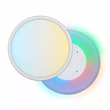 Ksix BXPLAFLED01, Умная панель, Wi-Fi, Белый, LED, Холодный белый, Мульти, Теплый белый, 3000 К