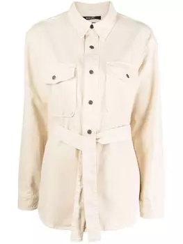 Ksubi пальто Voyager с поясом, нейтральный цвет