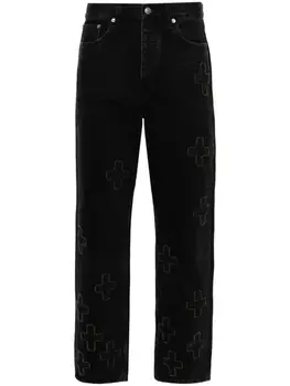 Ksubi прямые джинсы Anti K Kraftwork средней посадки, черный