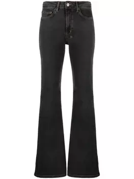 Ksubi расклешенные джинсы, черный