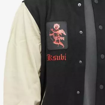 Ksubi Университетская куртка Icons Letterman, черный