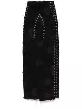 Grommet Arch макси юбка Who Decides War, черный