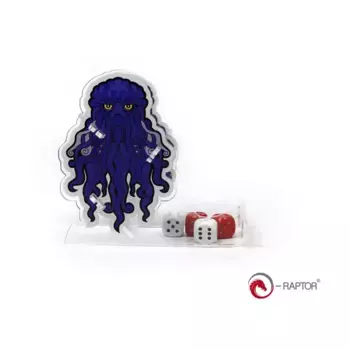 Ктулху — маленький, фиолетовый, Dice Towers (E-Raptor)