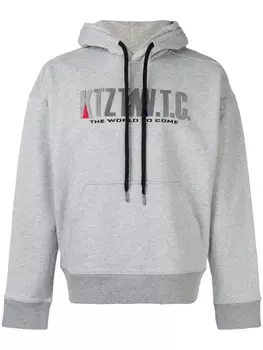 Ktz Mountain embroidered hoodie, серый