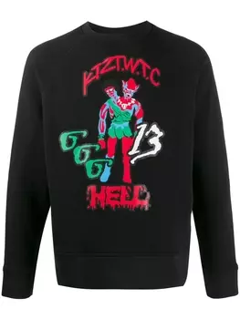 Ktz толстовка с логотипом, черный