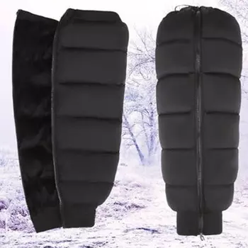 Kuang-Chi уличный зимний электромобиль ветрозащитный плюс бархатные теплые чехлы для ног для мужчин и женщин ветрозащитные утолщенные водонепроницаемые защитное снаряжение велосипедные наколенники - около 72 см