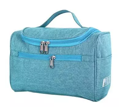 Куба вместительная дорожная косметичка под джинсы, Синий Trip Story, синий