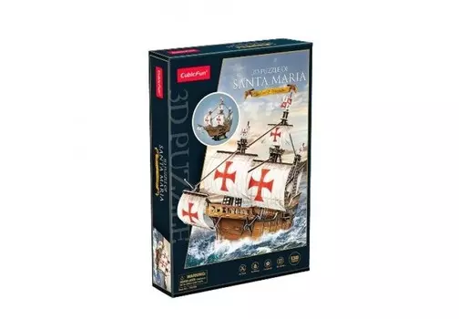 Кубическое развлечение, 3D-пазл, Санта-Мария Cubic Fun