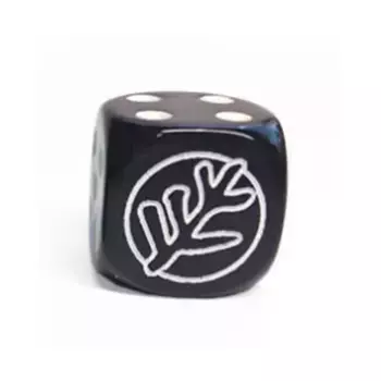 Кубик со знаком Elder - черный, Insanity & Shock and Assorted Dice