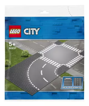 Кубики LEGO «Поворот и перекресток», 60237