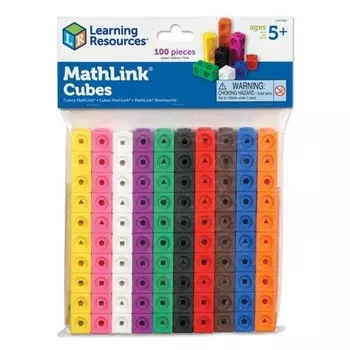 Кубики, математические кубики, развивающий набор 100 Learning Resources
