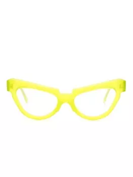 Kuboraum очки Mask K39 в оправе 'кошачий глаз', зеленый