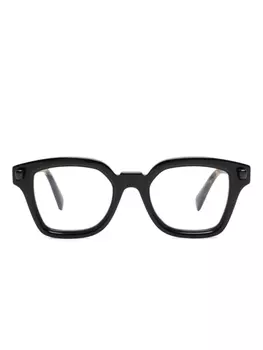 Kuboraum очки Mask Q3 в квадратной оправе, коричневый