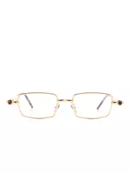 Kuboraum очки Maske P73 в прямоугольной оправе, золотистый
