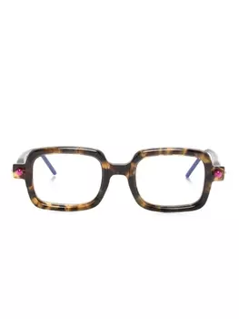 Kuboraum очки P2 в квадратной оправе, коричневый