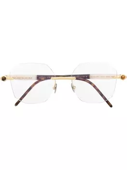 Kuboraum очки с логотипом, золотистый