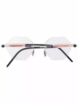 Kuboraum очки в шестиугольной оправе, черный