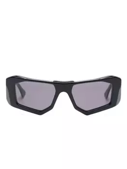 Kuboraum солнцезащитные очки F6 в геометричной оправе, черный
