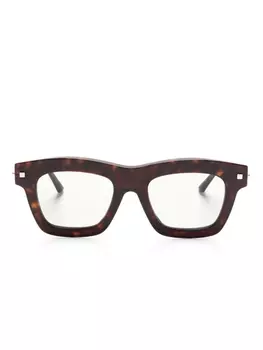 Kuboraum солнцезащитные очки Maske J2 в квадратной оправе, коричневый