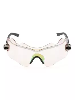 Kuboraum солнцезащитные очки P16 в безободковой оправе, черный