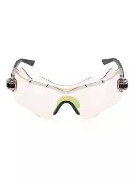 Kuboraum солнцезащитные очки P16 в безободковой оправе, черный