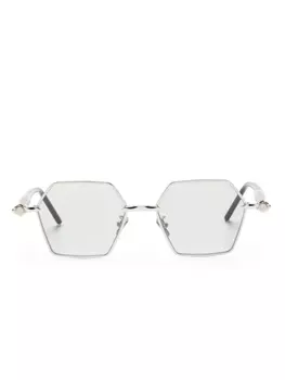 Kuboraum солнцезащитные очки P70 в геометричной оправе, серый